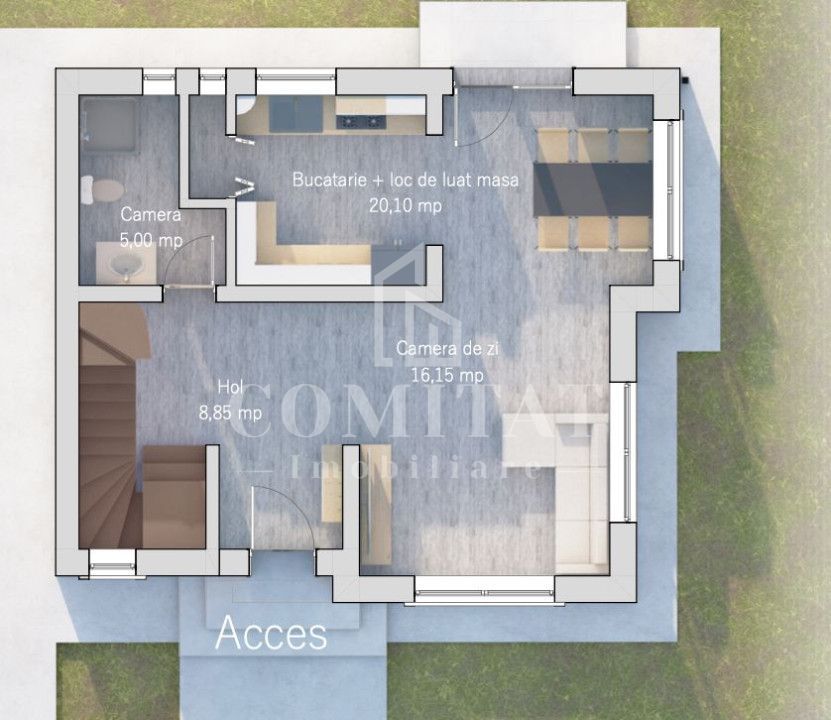 Casă individuală finalizată zona Profi Porii - Poză 7