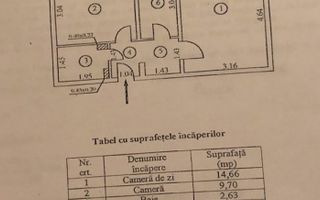 VANZARE 2 CAMERE | DECOMANDAT | ZONA BRANCOVEANU - Biserica Huedin - Poză 7