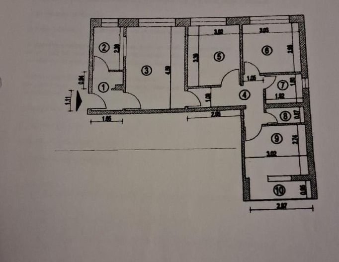 Apartament 4 camere superb Plaza - Schiță 27