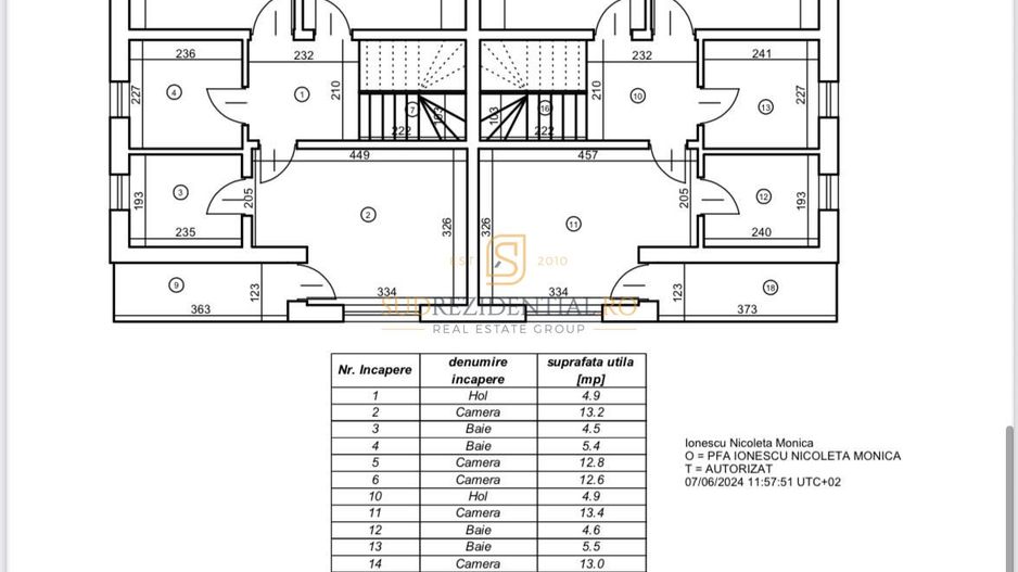 Vila Tip Duplex, mutare imediată, teren 209 mp, comision zero. - Poză 3