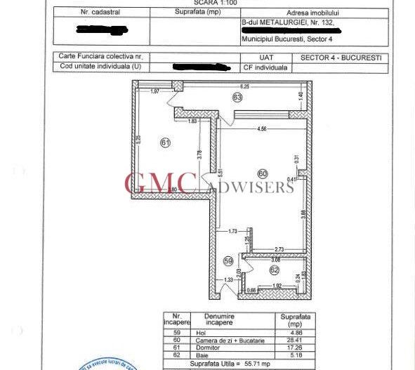 Apartament cu 2 camere 64 mp METALURGIEI - Poză 8