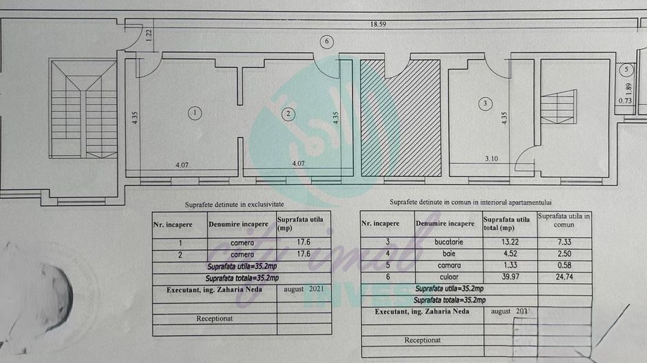 Ap. în Vilă– 4 camere | Ultracentral – Parcul Cișmigiu | Curte comună - Poză 14