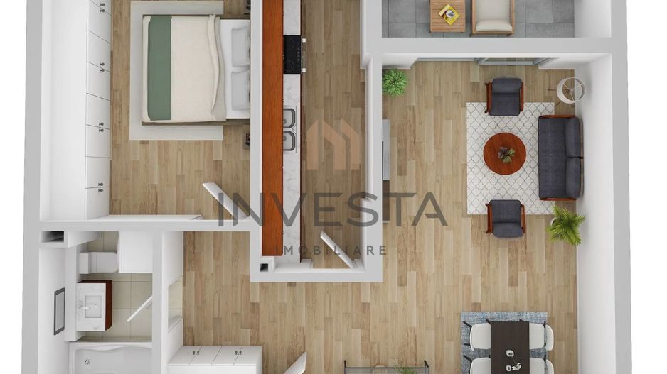 Apartament 2 camere decomandat, Constructie Premium, Andrei Muresanu! - Schiță 6