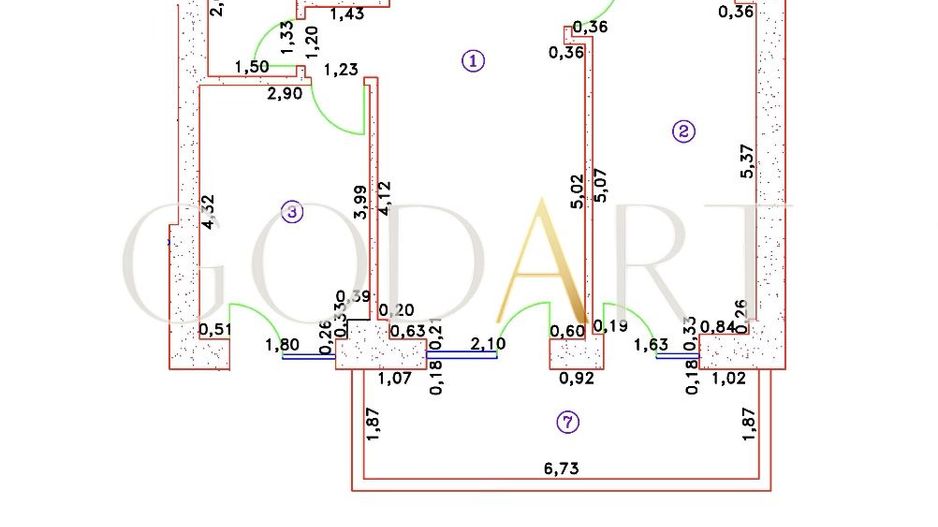 Apartament exclusivist | 3 camere | 96.5 mp |Cortina 126 - Poză 17