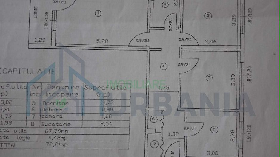Apartament 3 camere decomandat, parter inalt, zona Mircea cel Bătrân, Iași – renovat - Poză 4