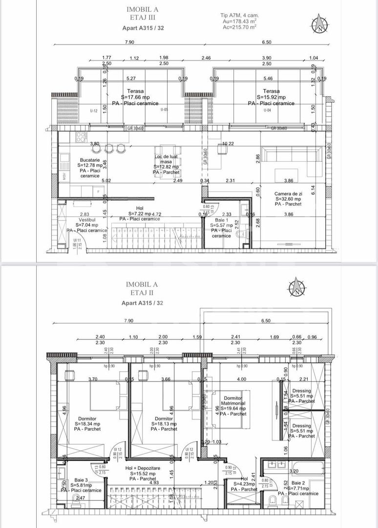 Apartament cu 4 camere - vedere spre padure, Iancu Nicolae - Schiță 19