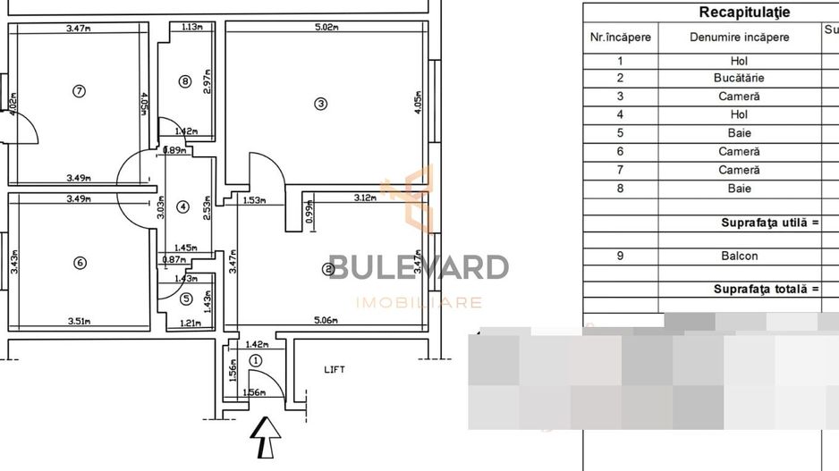 Apartament cu 3 camere decomandate/74mp/etaj intermediar! - Poză 2