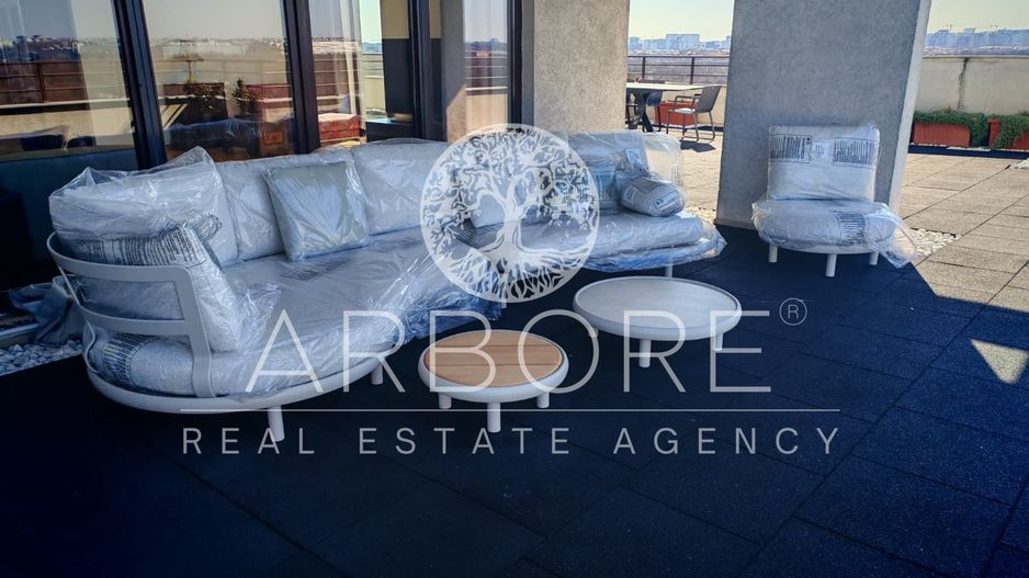 Penthouse 5 camere 250 mp lângă Ambasada SUA , zona Băneasa București - Poză 26