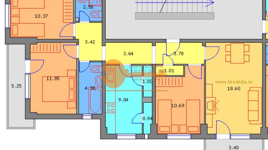 Apartament cu 4 camere in zona Tei-Maica Domnului - Poză 13