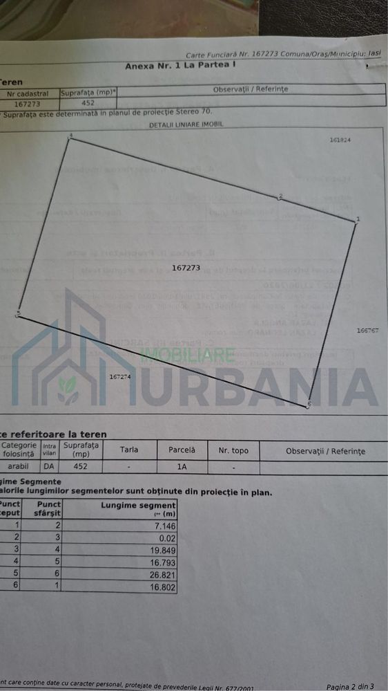 De vanzare teren intravilan Bucium 452 mp - Poză 2