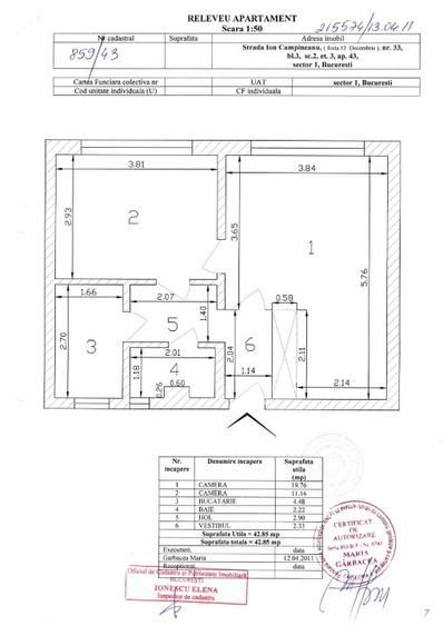Apartament 2 camere de vânzare  |  Decomandat | Mobilat | Vedere Superbă - Poză 11