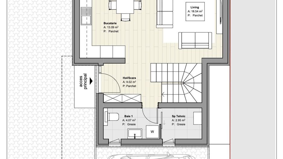 Calea Buziașului | Casă individuală | Carport | Terasă circulabilă - Poză 21