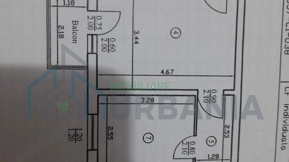 Apartament 3 camere, 53 mp, Iași, Zona 728 - Poză 1