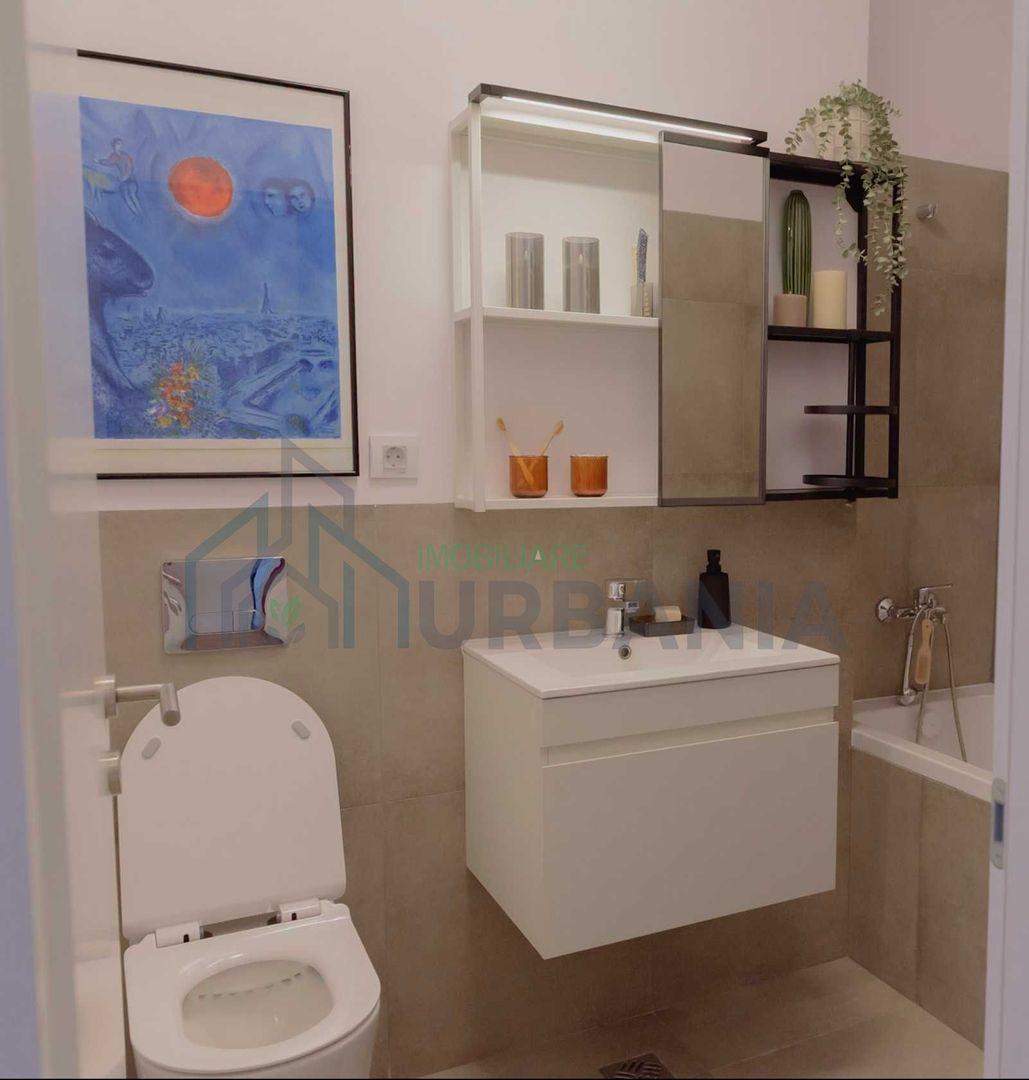 De închiriat | Apartament 3 camere | Silk District, Iași | Etaj 9 | Design premium - Poză 5