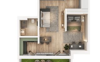 STUDIO DUBLU | CU GRADINA | LANGA PARCUL TEI - Poză 8