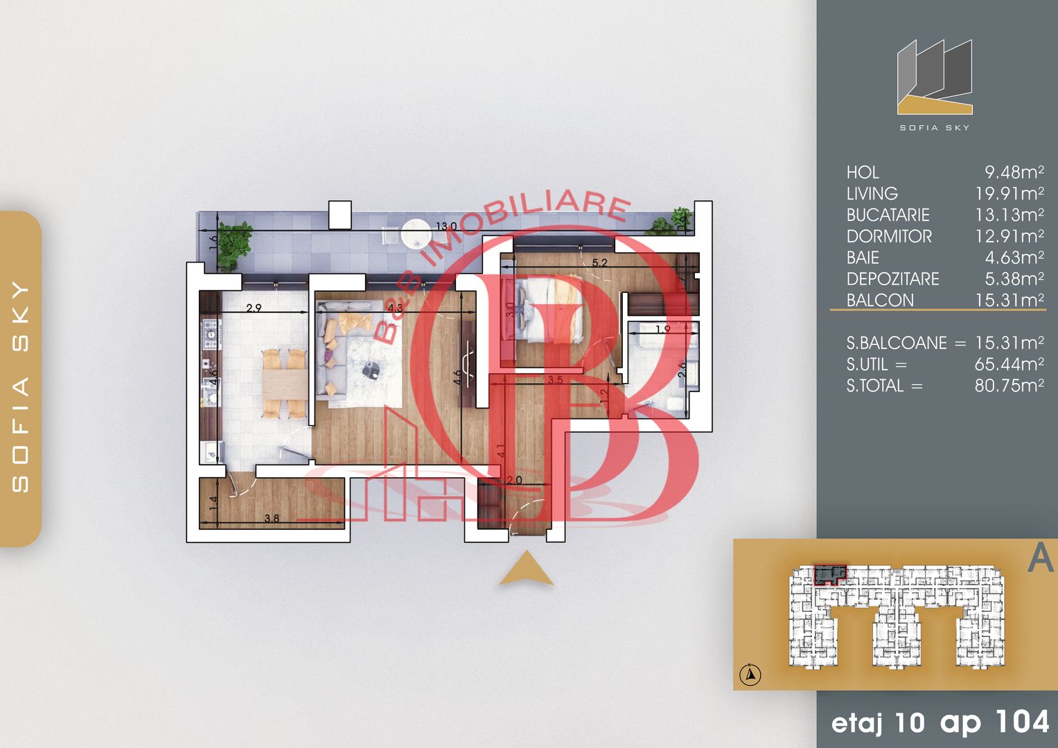 2 camere Bloc Finalizat Incalzire in pardoseala 7 min Metrou - Poză 1