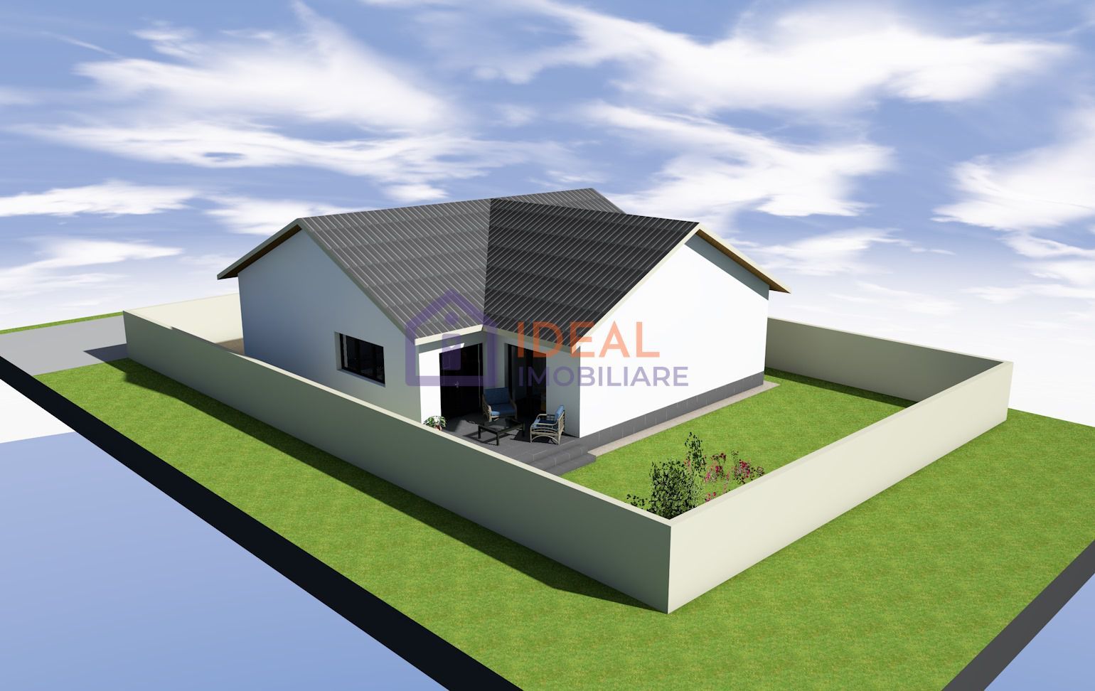 Casa Individuala pe un singur nivel cu 400 mp de teren, in Selimbar - Poză 3