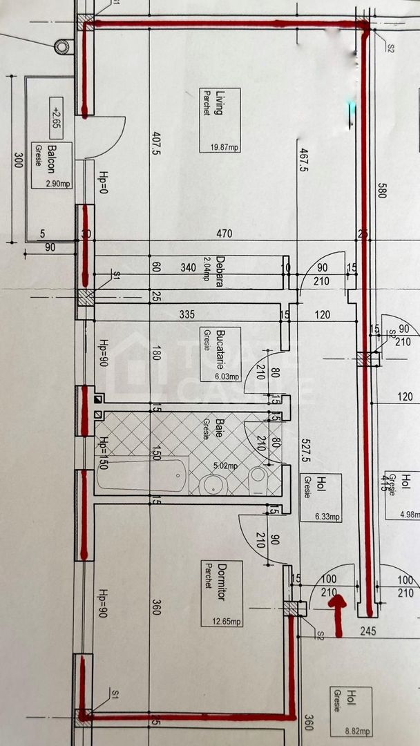 Apartament 2 camere decomandat,  etajul 1, zona Kaufland - Poză 6