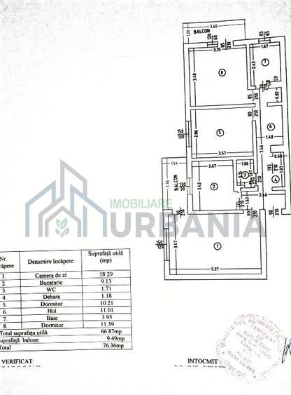 # vând apartament 3 camere - Poză 1