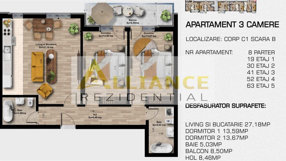 COMISION 0 | 2 camere decomandat | Metrou Berceni | Direct Dezvoltator - Poză 11