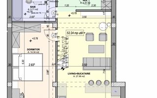 Apartament 2 camere, investitie, ansamblu nou, Sibiu - Schiță 10