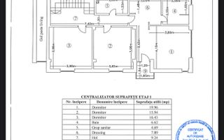 Vila cu 6 camere 230mp / 631mp teren / Independenta energetic/ Piscina / Berceni - Schiță 47