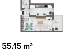 VANZARE Garsoniera in zona Pipera Nobel Art Residence - Poză 15