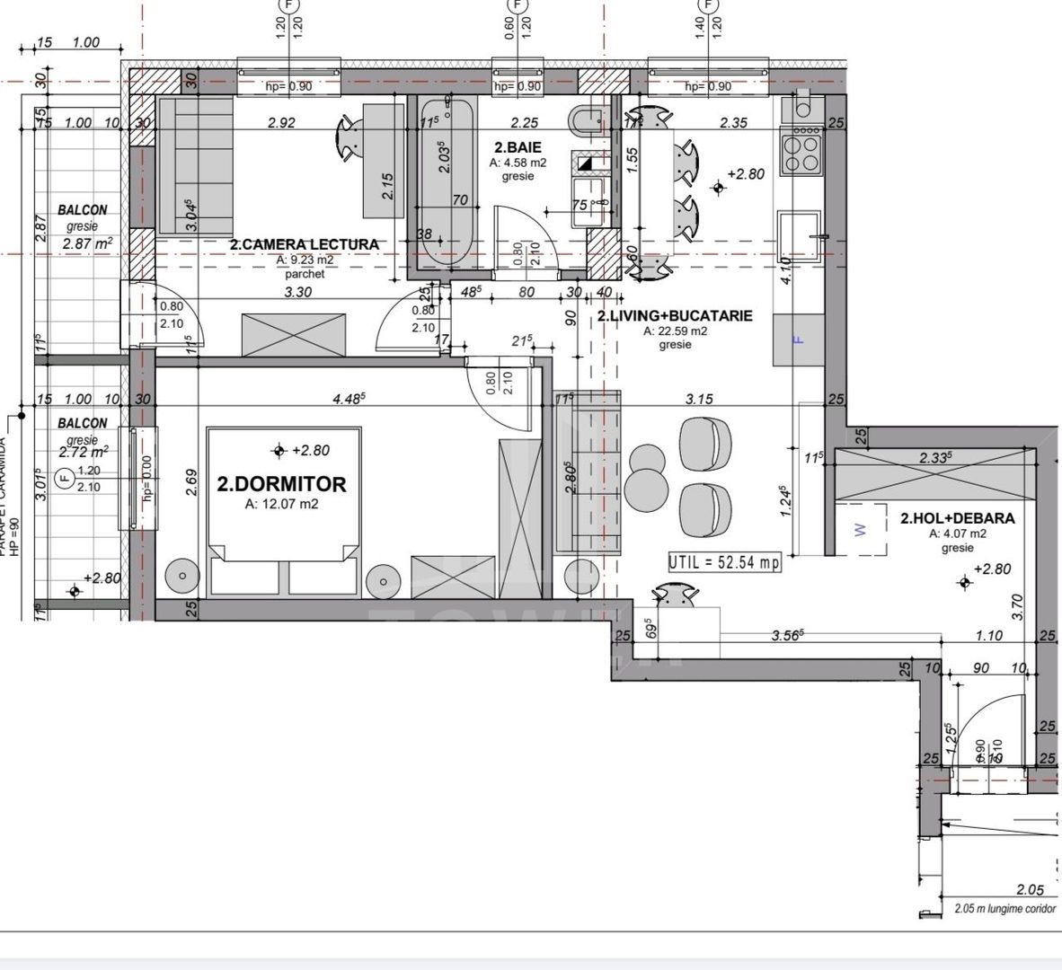 Apartament cu 3  în ansamblu rezidențial nou – Kastani Residence - Poză 11