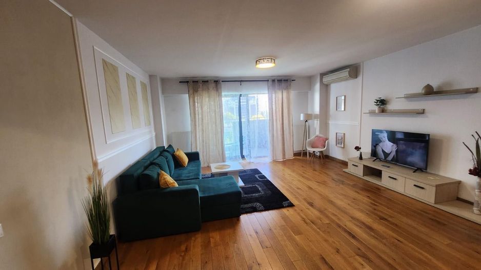 Apartament spațios 2 camere + dressing, UPground, 82 mp, etaj 6, mobilat lux. - Poză 2