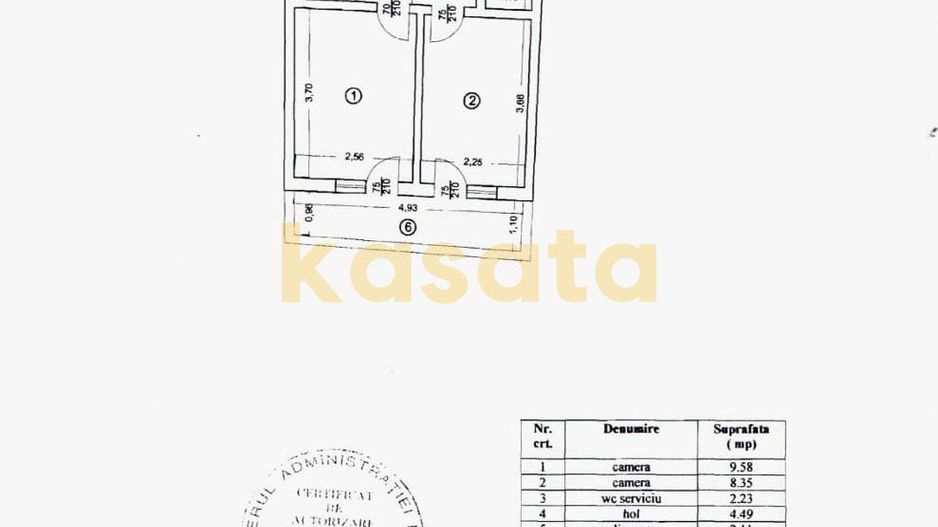 OPORTUNITATE | 4 CAMERE UNIVERSITATE | CASĂ CU TERASĂ - Schiță 21