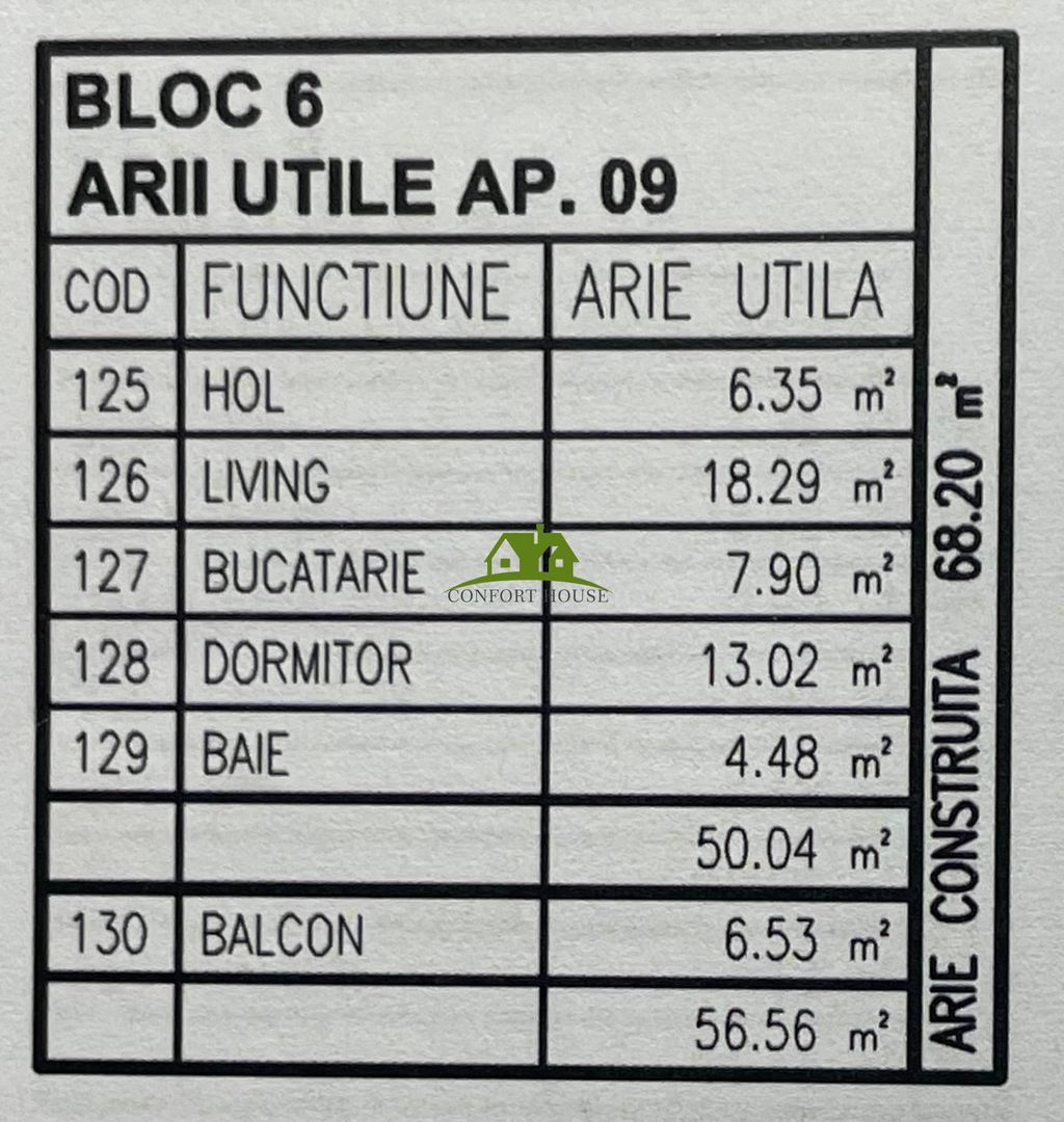 Apartament 2 camere, bloc nou, P+3, Ap.09, Et.1, Bl.6 - CP2462243 - Poză 6