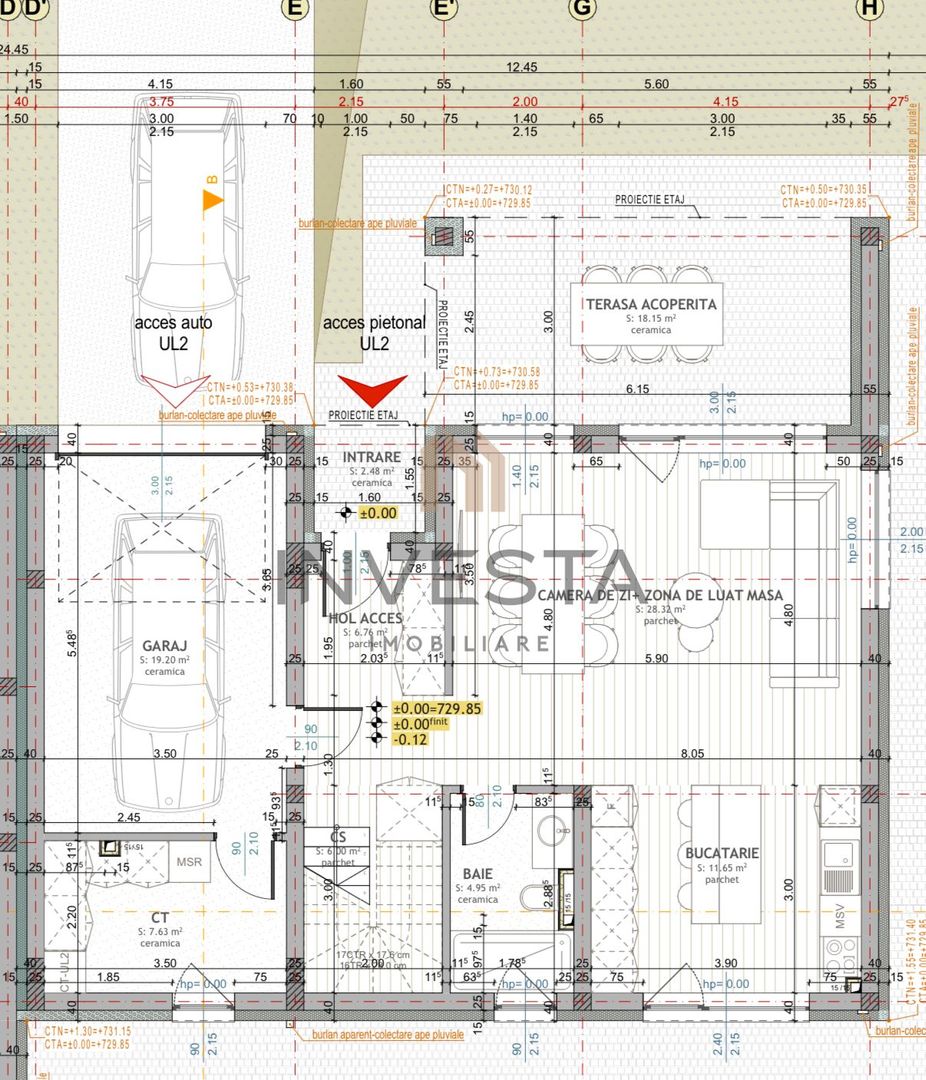 Casa tip duplex de vanzare / Zona Feleacu - Schiță 2