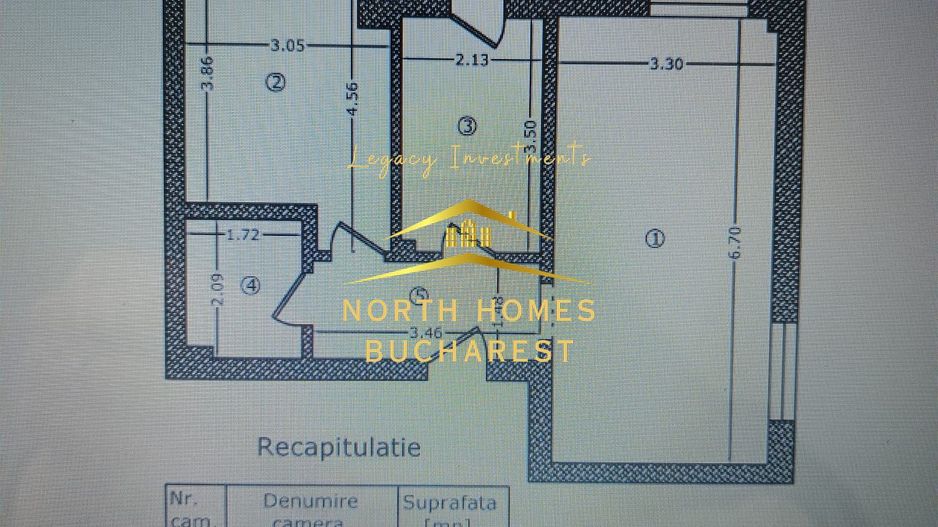 Apartament 2 CAM, MOBILAT si UTILAT- totul NOU - Poză 6