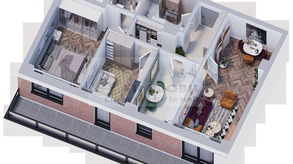 Apartament modern 3 camere, 84 mp, finisaje premium 0% COMISION - Poză 4