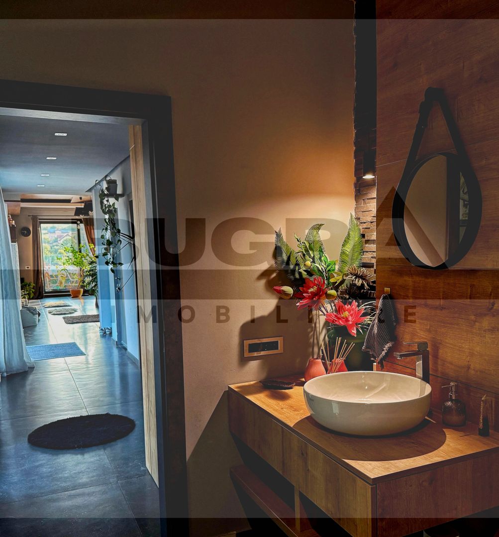 Penthouse ultrafinisat 120mp, 2 parcari, terasa 45mp, cartier Borhanci - Poză 8