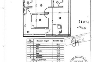 3 CAMERE ‖ BLOC  2014 ‖ CALEA CALARASI ‖ 10 MIN METROU MUNCII - Schiță 9