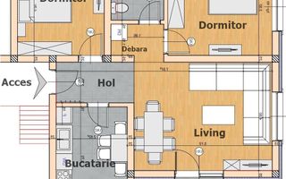 Comision 0! Apartament 3 camere decomandate, la cheie, in imobil tip vila! - Schiță 18