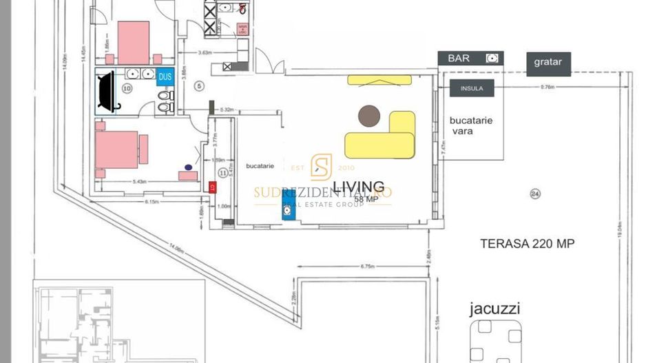 Penthouse exclusivist cu vedere panoramica, 4 camere, Mall Vitan - Poză 21