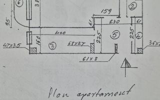 Garsoniera bloc 1989 42mp Uverturii, Lujerului - Schiță 6