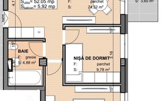 Apartament finisat cu 3 camere, bloc nou 2025, Apahida. - Poză 8