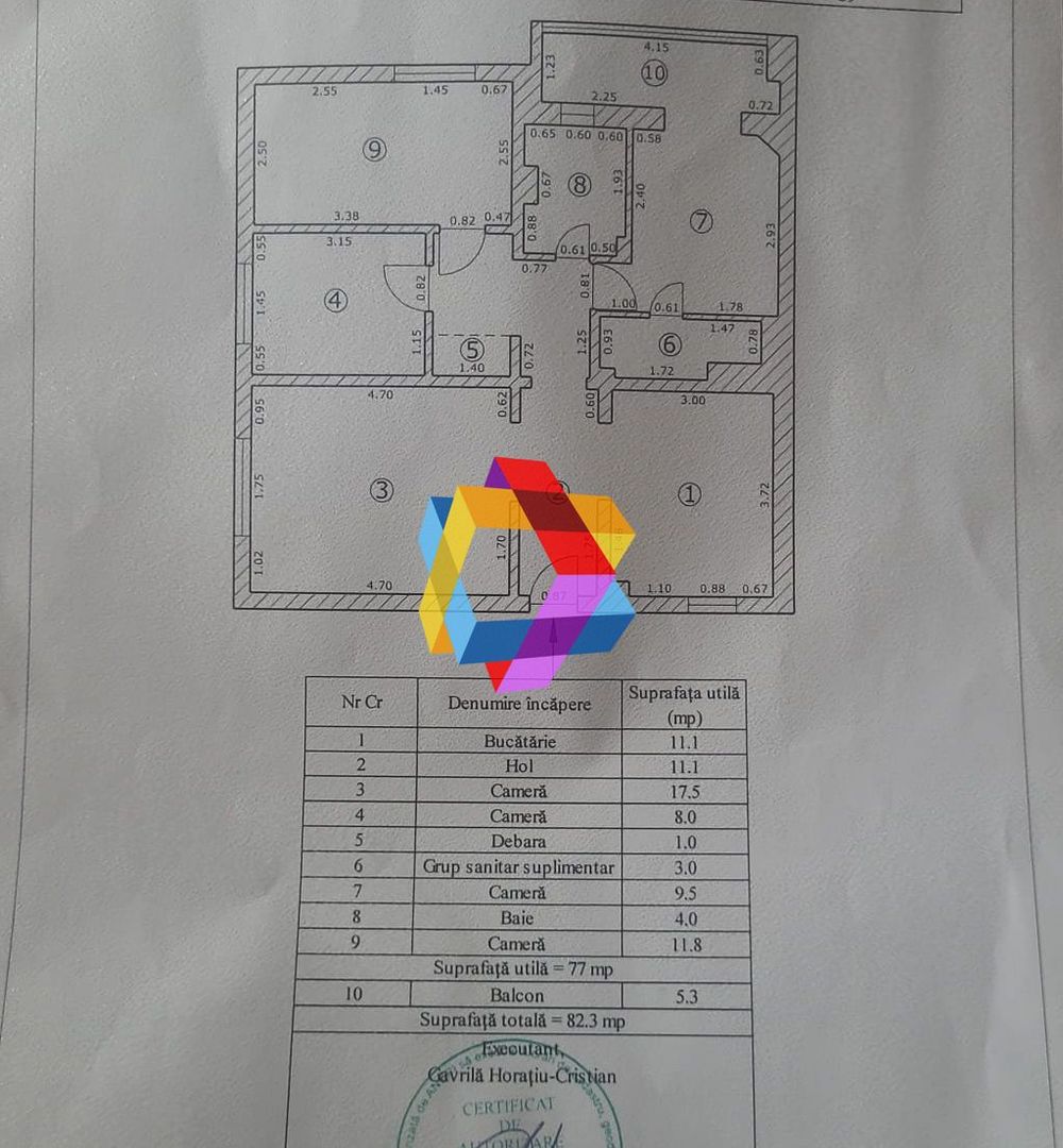 Apartament cu patru camere, zona Tractorul 90 mp - Poză 9