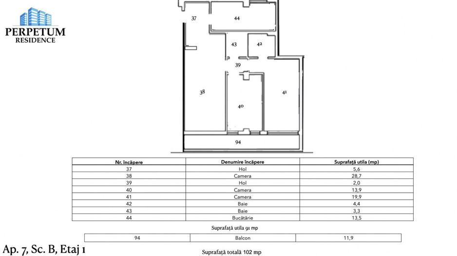 Tomis Nord - Vanzare apartament decomandat cu 3 camere,  bloc nou. - Poză 6