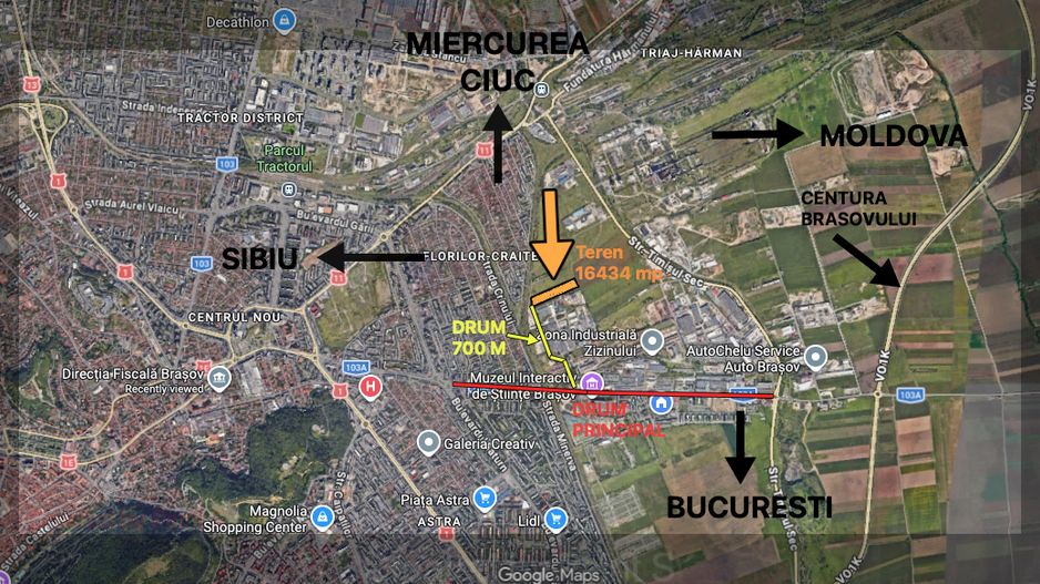 Teren industrial 16.434 mp, construire hale Uzina 2, Brașov - Poză 7