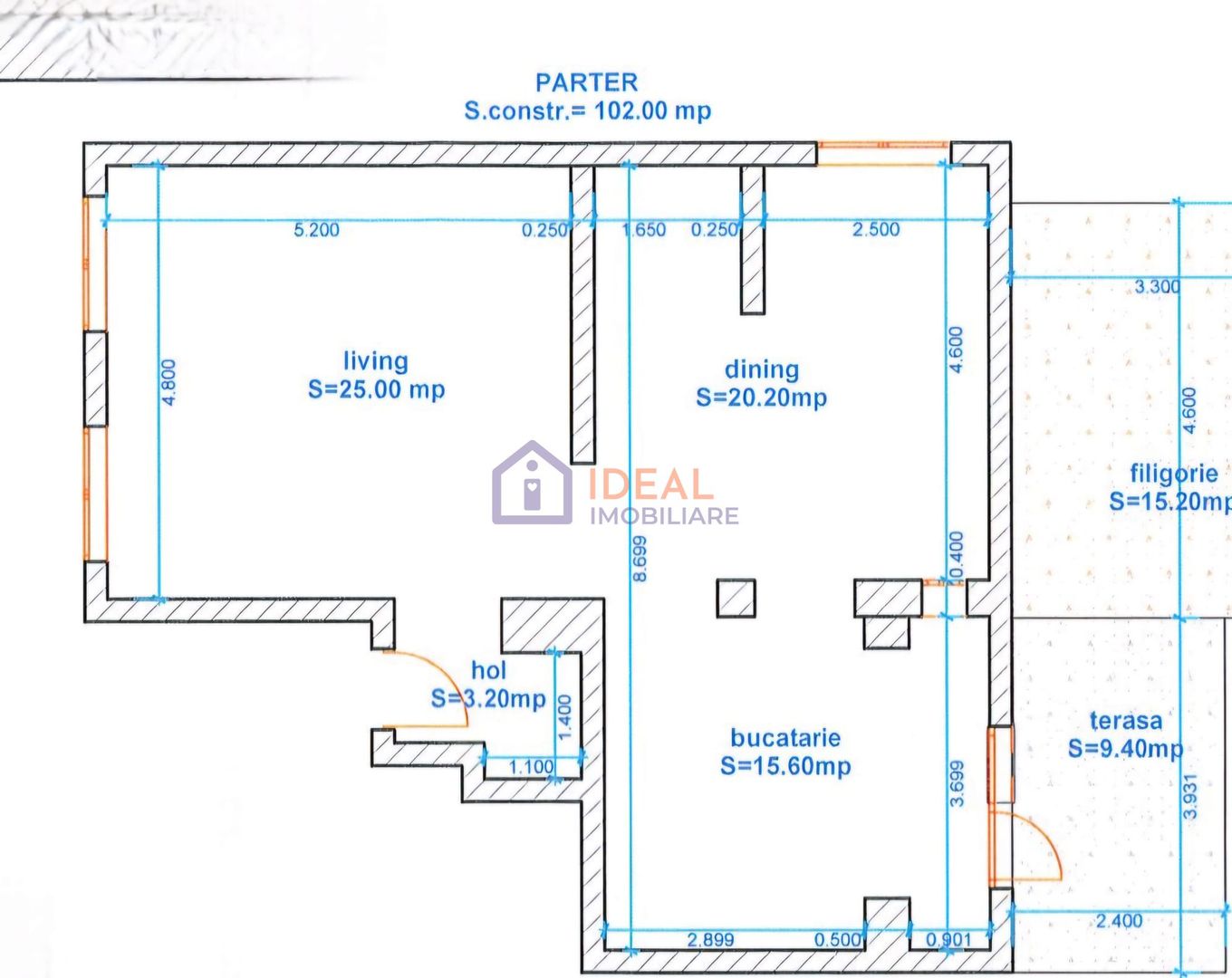 Casa Individuala cu 7 camere Mobilata si Utilata, zona Turnisor - Schiță 30