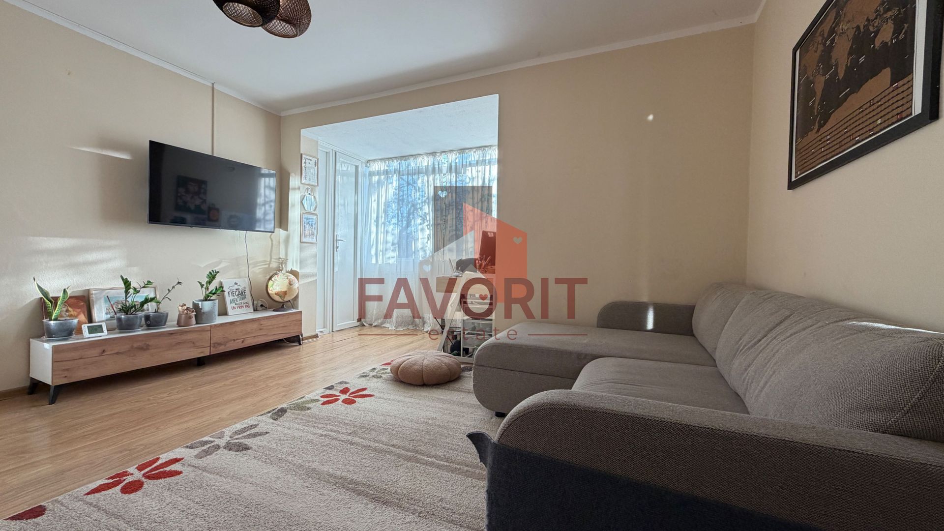 2 camere | Etaj 2 | Renovat | Mobilat si utilat | Centrala proprie - Poză 1