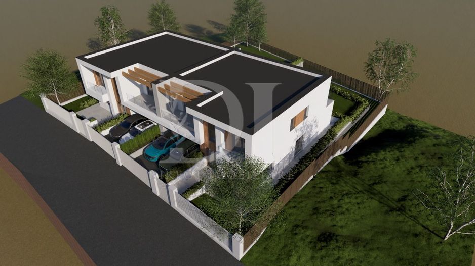 Teren cu autorizatie de constructie duplex in Feleacu / Cluj - Poză 14