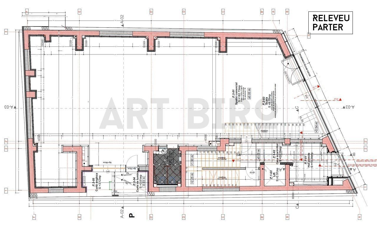 Zero comision, 260mp parter Universitate, showroom - birou, 3' metrou - Schiță 6