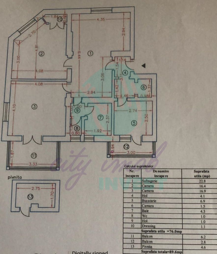 Apartament cu 3 camere renovat si cu parcare - Poză 3