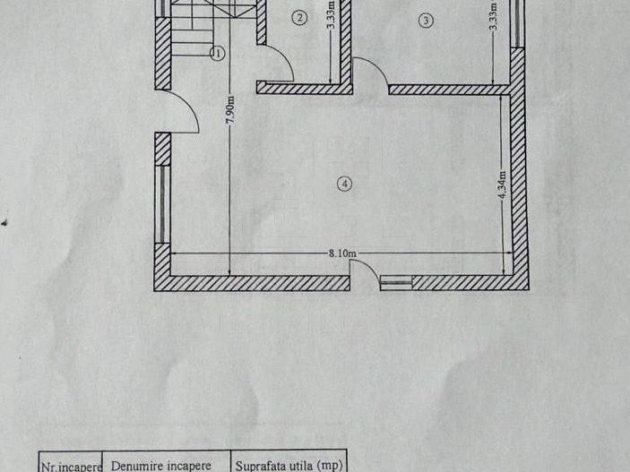 Casa mediteraniana - 2023 - 285mp teren - mobilata - utilata - Damila - Schiță 9