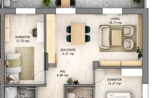 Apartament 3 Camere Finisat , Balcon, Parcare Inclusă,Doamna Stanca - Poză 5